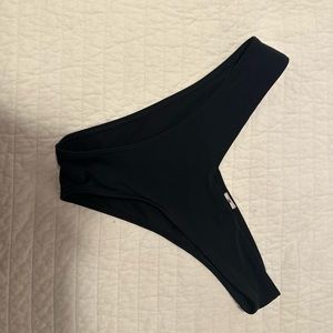 Abercrombie Fitch black high cut small bottoms